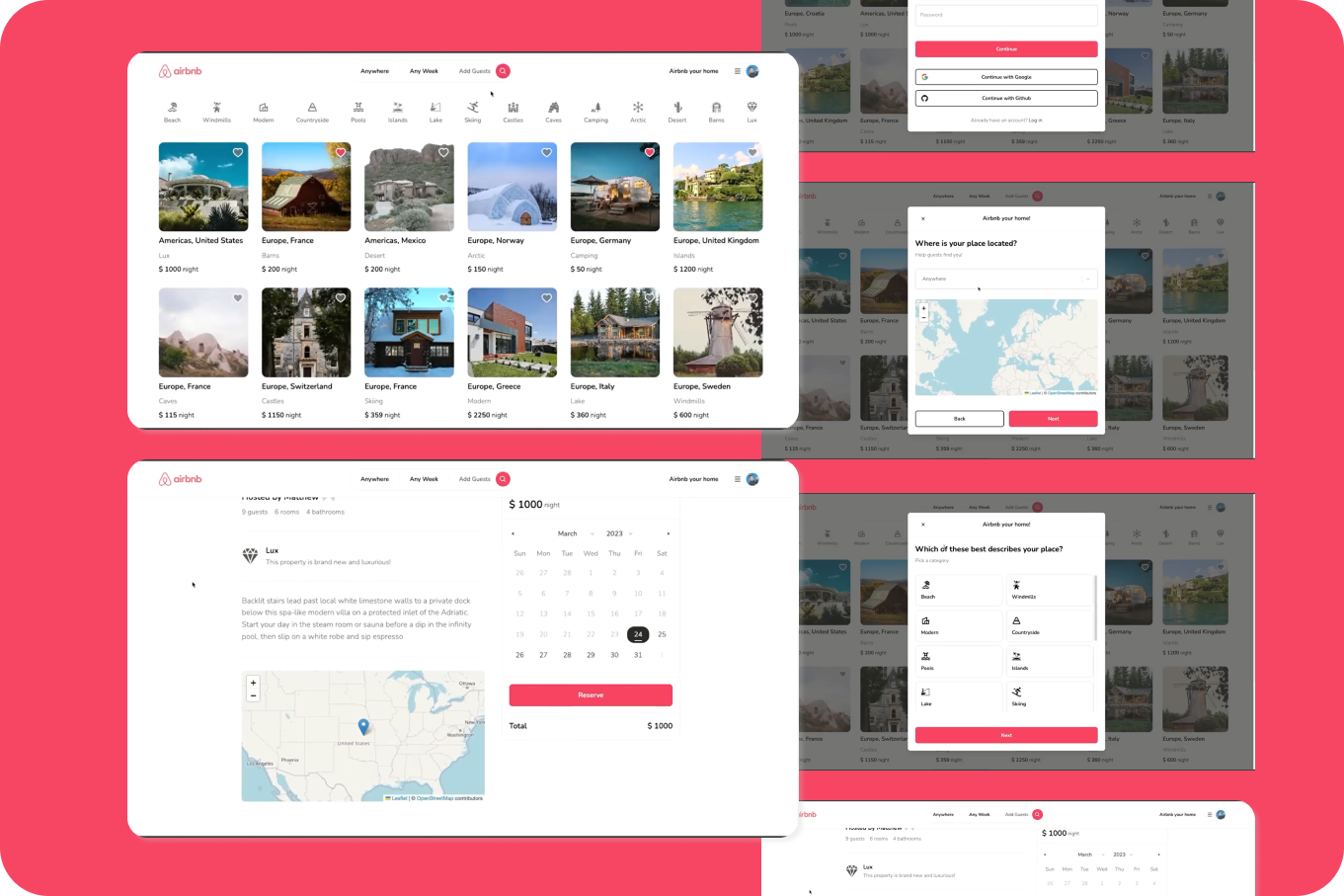 Windbnb - An Airbnb clone website built with Next.js and Tailwind CSS